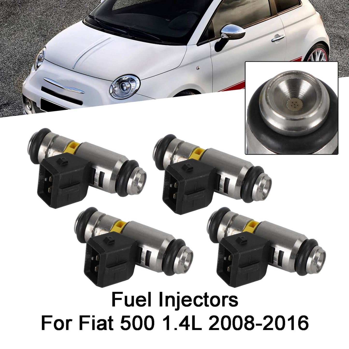 4PCS Iniettori di Carburante IWP160 fit Fiat Punto 500 Doblo Qubo Fit Ford KA