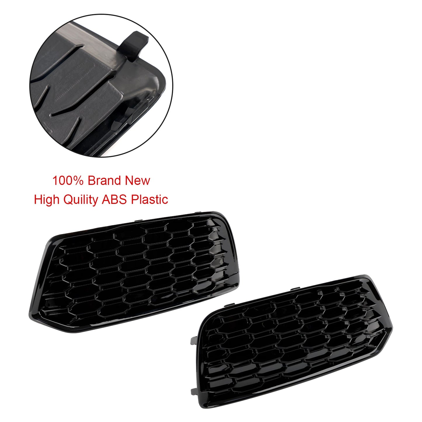 Audi Q5 2018-2022 Inserto per cornice griglia griglia copertura paraurti anteriore 2 pezzi