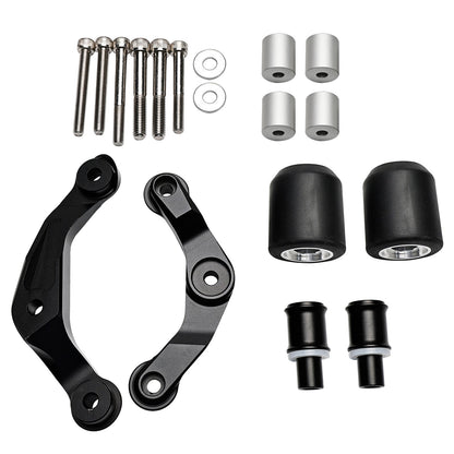 Protezione Tampone Telaio Anti-Crash Kawasaki Zh2 2020-2023 Nero Fedex Express