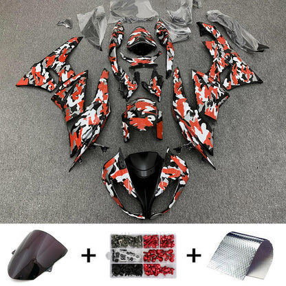 Amotopart Kawasaki ZX6R 636 2009-2012 Kit carena Carrozzeria Plastica ABS