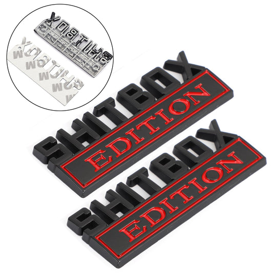 2pc Shitbox Edition Emblem Decal Badge Adesivi per Ford Chevr Car Truck #D Generico