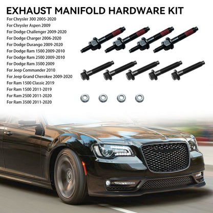 Kit hardware collettore di scarico 03309 per Dorman per Ram per Dodge per Jeep