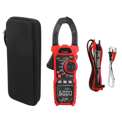 HT208D Pinza amperometrica AC DC 6000 conta il tester di resistenza alla tensione di corrente