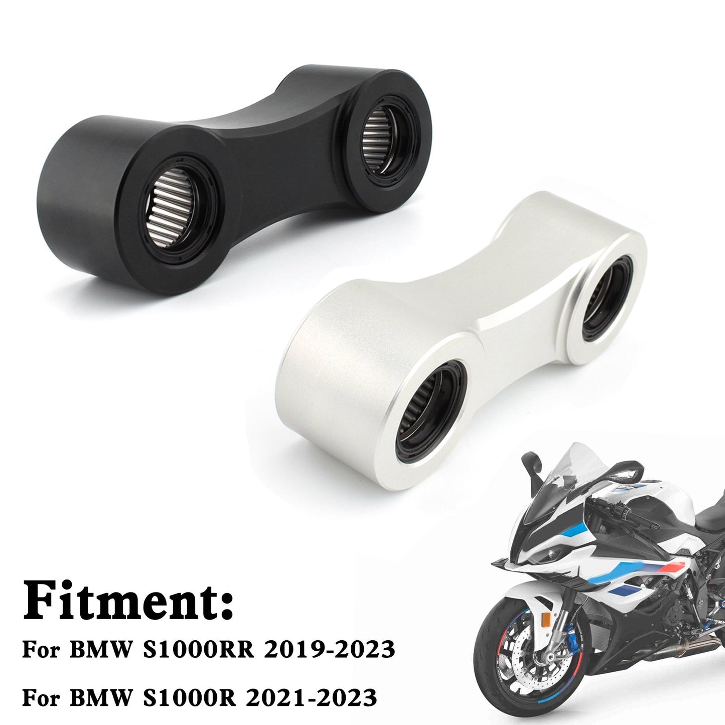 BMW 2019-2025 S1000RR / 2021-2023 S1000R Kit di collegamento di abbassamento per drag race in alluminio CNC