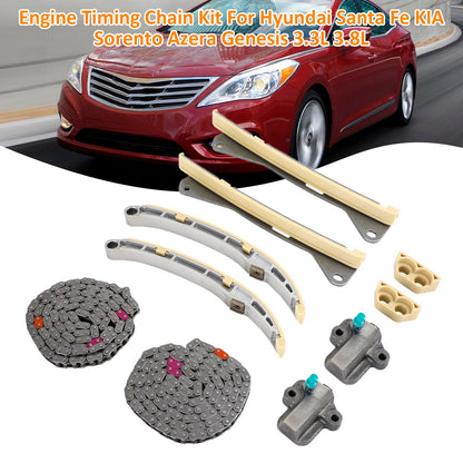 2012-2017 Hyundai Azera 3.3L Kit catena di distribuzione motore 24321-3L100 24410-3CGA3 Fedex Express