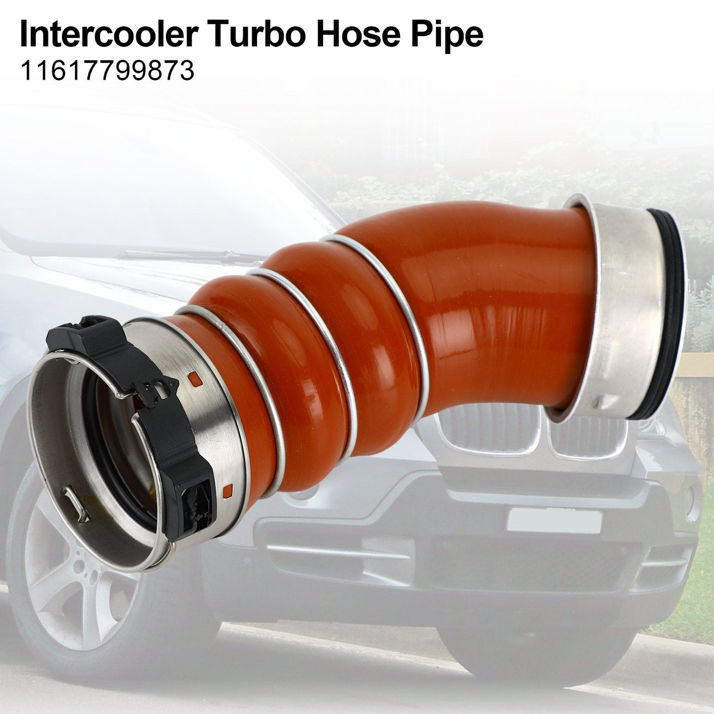 Intercooler Turbo Tubo Tubo Per BMW X5 X6 E70 E71 3.0SD 3.5D 11617799873 Generico
