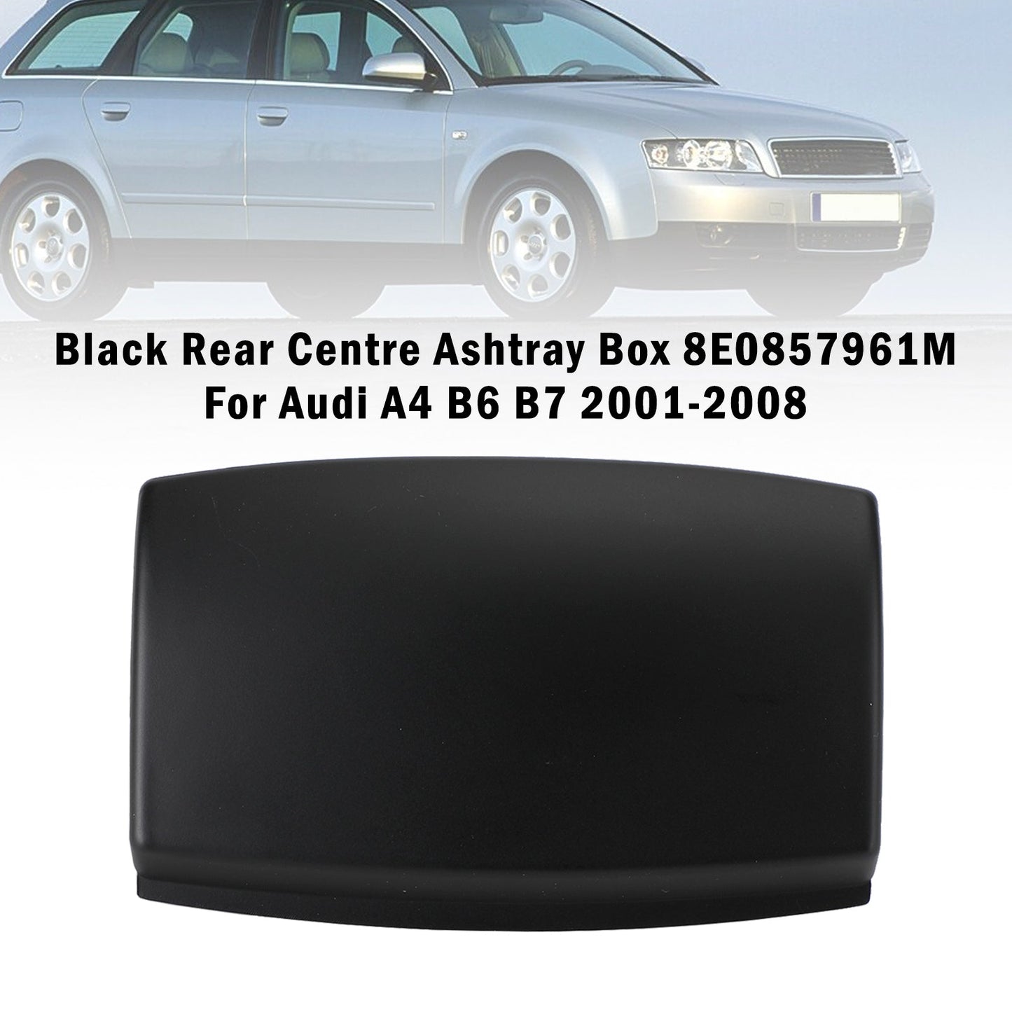 Audi A4 B6 B7 2001-2008 Posacenere centrale posteriore nero 8E0857961M