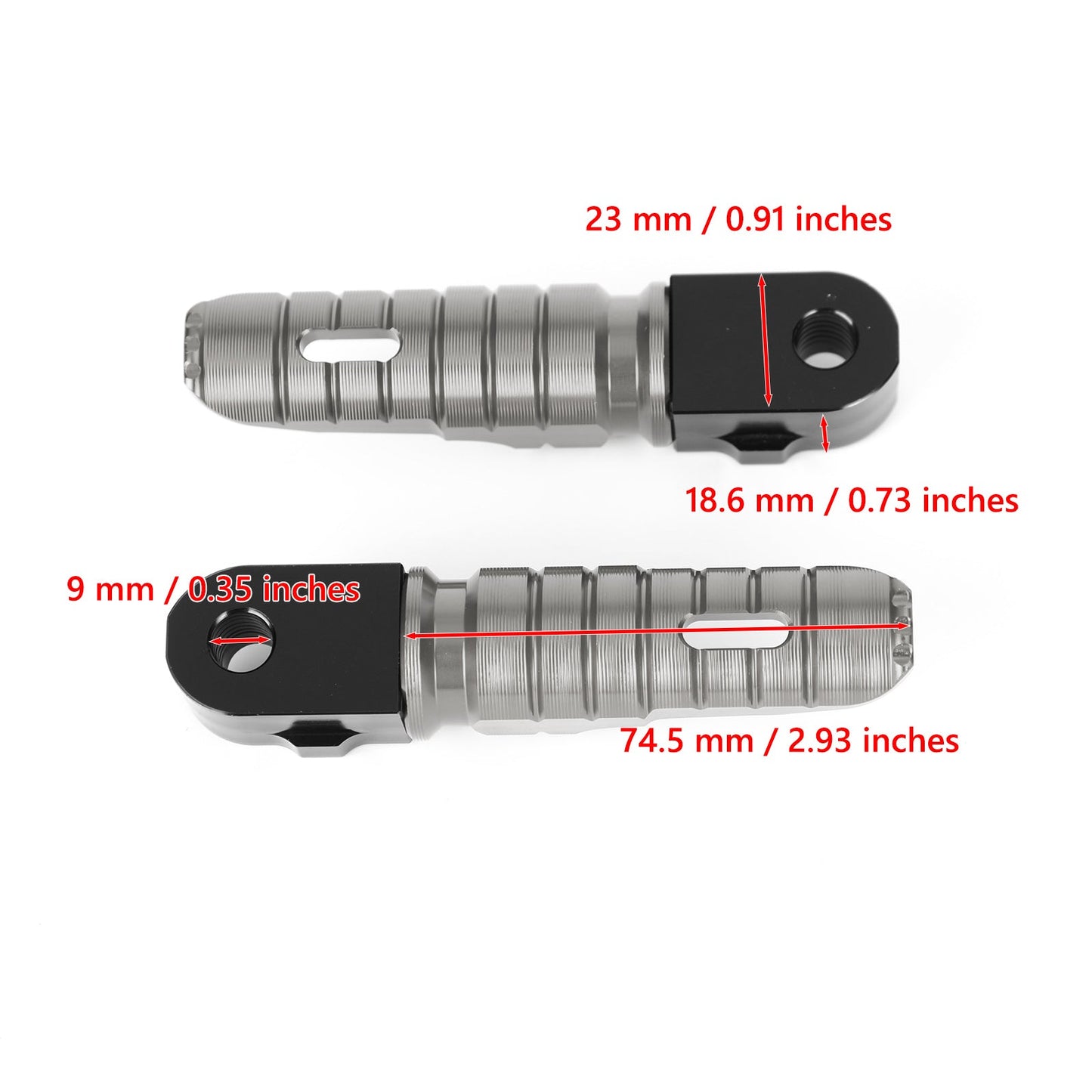 Pedane Poggiapiedi Posteriori Pedane per PEUGEO Speedfight 4 50 125 150 tutto l'anno Generic