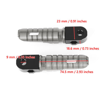 Pedane Poggiapiedi Posteriori Pedane per PEUGEO Speedfight 4 50 125 150 tutto l'anno Generic