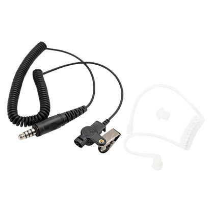 7.1-A3 Auricolare con tubo dell"aria trasparente ad ascolto singolo Cuffia intraauricolare da 7,1 mm