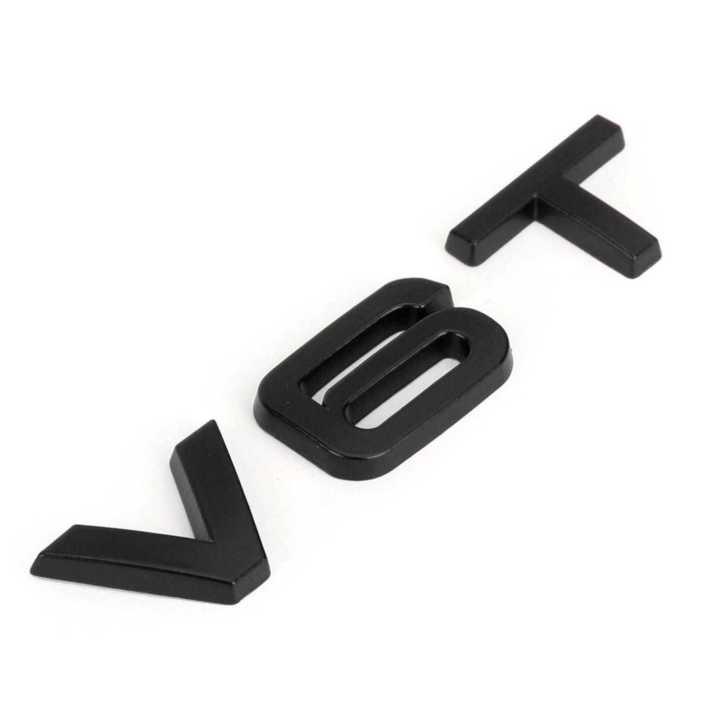 Distintivo dell'emblema V6T adatto per AUDI A1 A3 A4 A5 A6 A7 Q3 Q5 Q7 S6 S7 S8 S4 SQ5 nero generico