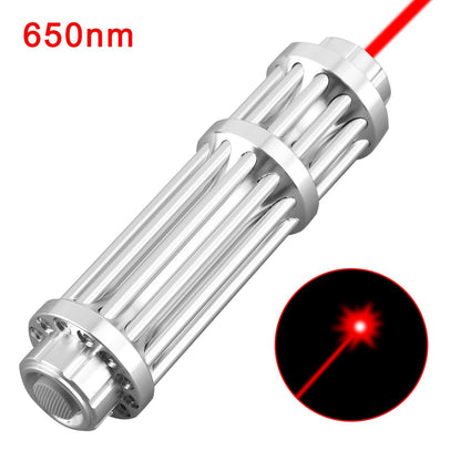 Penna puntatore laser rosso militare 650nm Fascio di luce visibile ad alta potenza