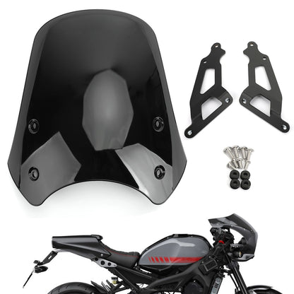 Parabrezza Parabrezza per Yamaha XSR900 2016-2019 Nero Generico