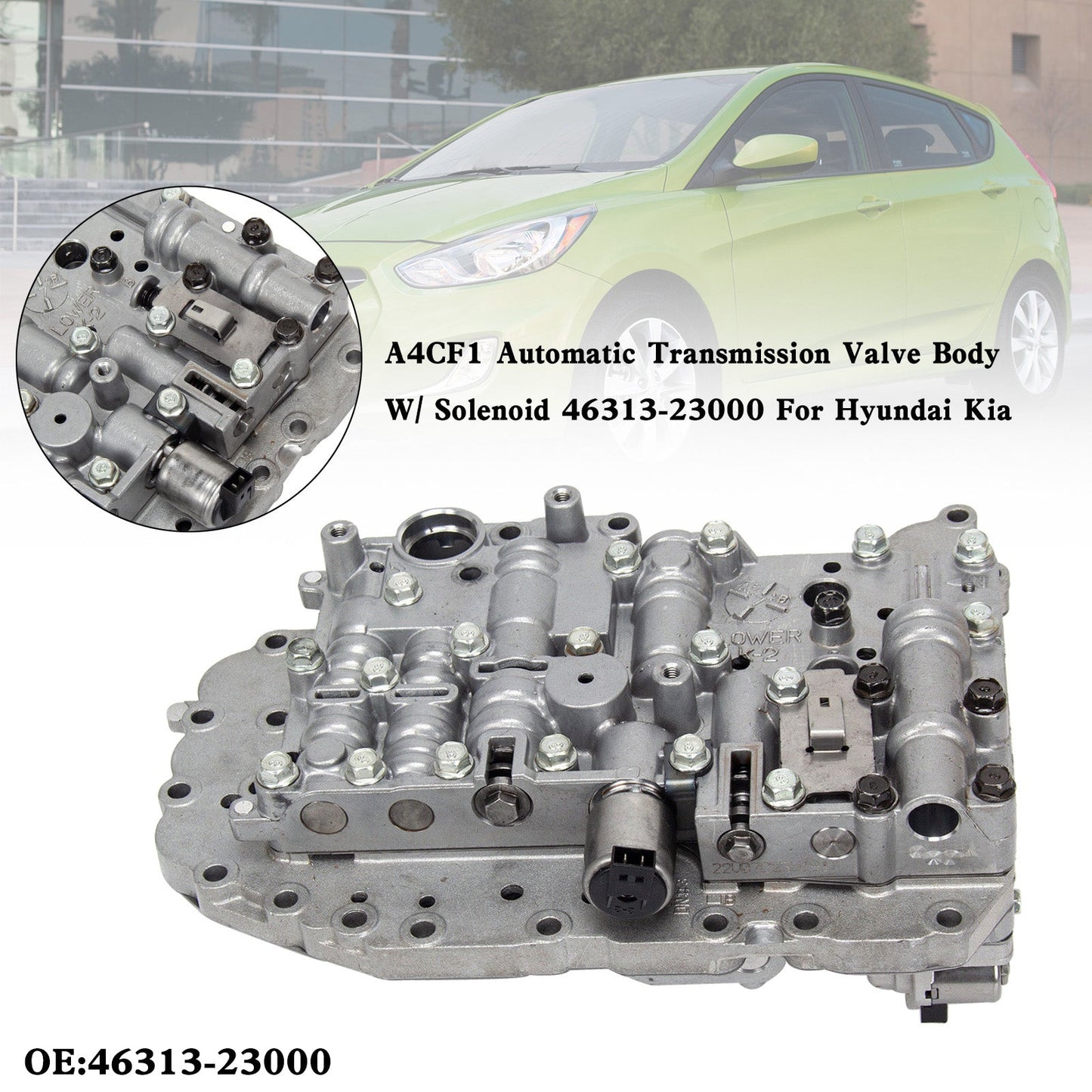 Corpo valvola del cambio automatico Hyundai Elantra A4CF1 2008-2010 con solenoide 46313-23000