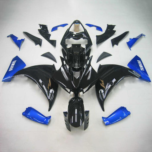 Amotopart Yamaha 2009-2011 YZF 1000 R1 Kit di spruzzo blu nero