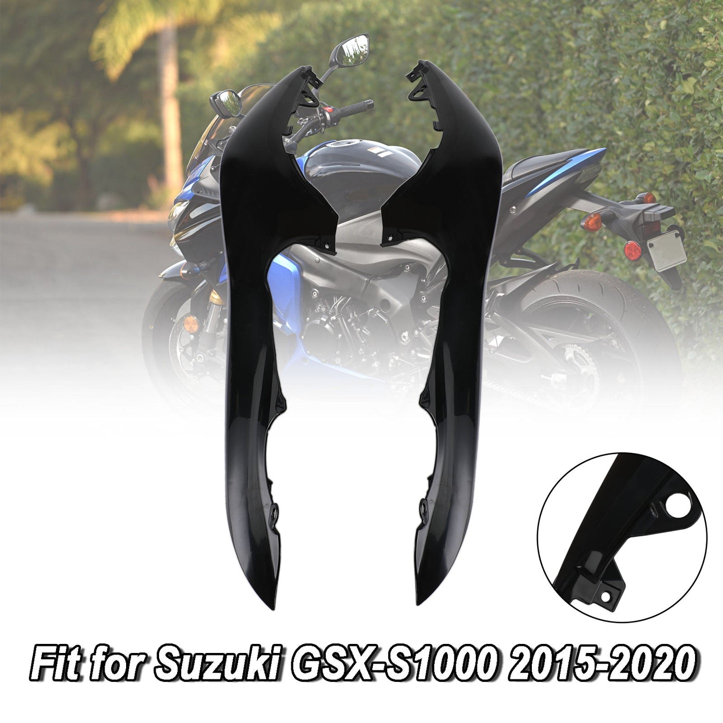 2015-2020 Suzuki GSX-S 1000 Carrozzeria Carenatura Stampaggio ad iniezione Non verniciata