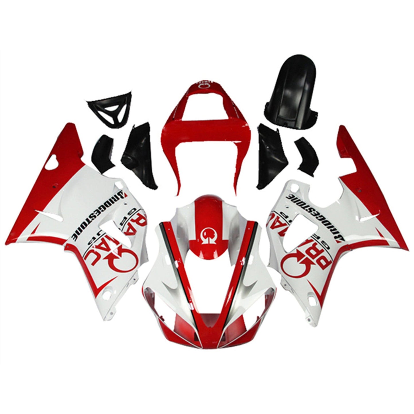 Amotopart Yamaha YZF 1000 R1 1998-1999 Kit Carena Carrozzeria Plastica ABS