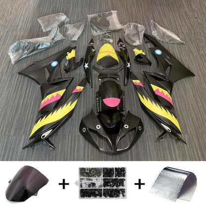 Amotopart Kawasaki ZX6R 636 2009-2012 Kit carena Carrozzeria Plastica ABS