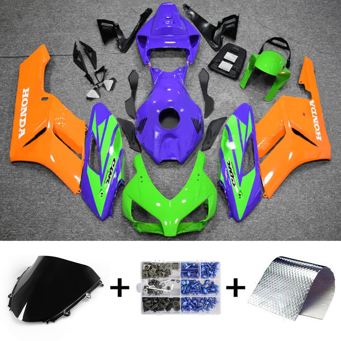 Amotopart Honda CBR1000RR 2004-2005 Kit carena Carrozzeria Plastica ABS