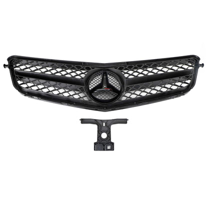 2008-2014 Classe C Benz W204 C300 C350 con griglia paraurti anteriore LED AMG