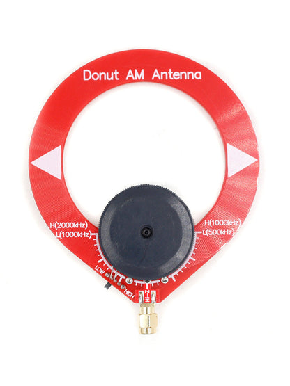 Donut Red AM MW Antenna a onde medie Mini antenna ad anello per Malahiteam DSP DSP2