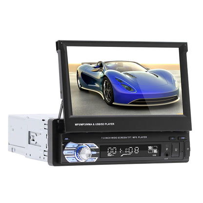 7" 1Din Telescopico Touch Screen Autoradio Stereo Lettore MP5 BT/USB/AUX con fotocamera