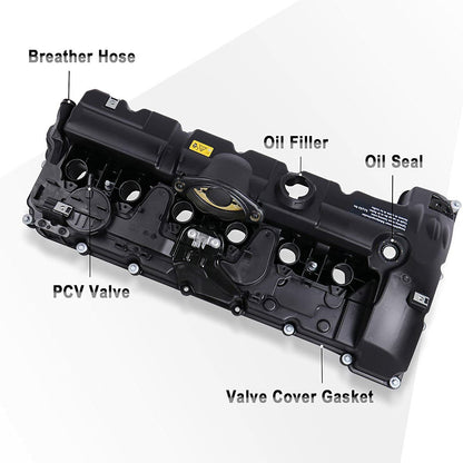 Coperchio valvola BMW X3 2009-2012 L6 3.0L con bulloni guarnizione 11127552281