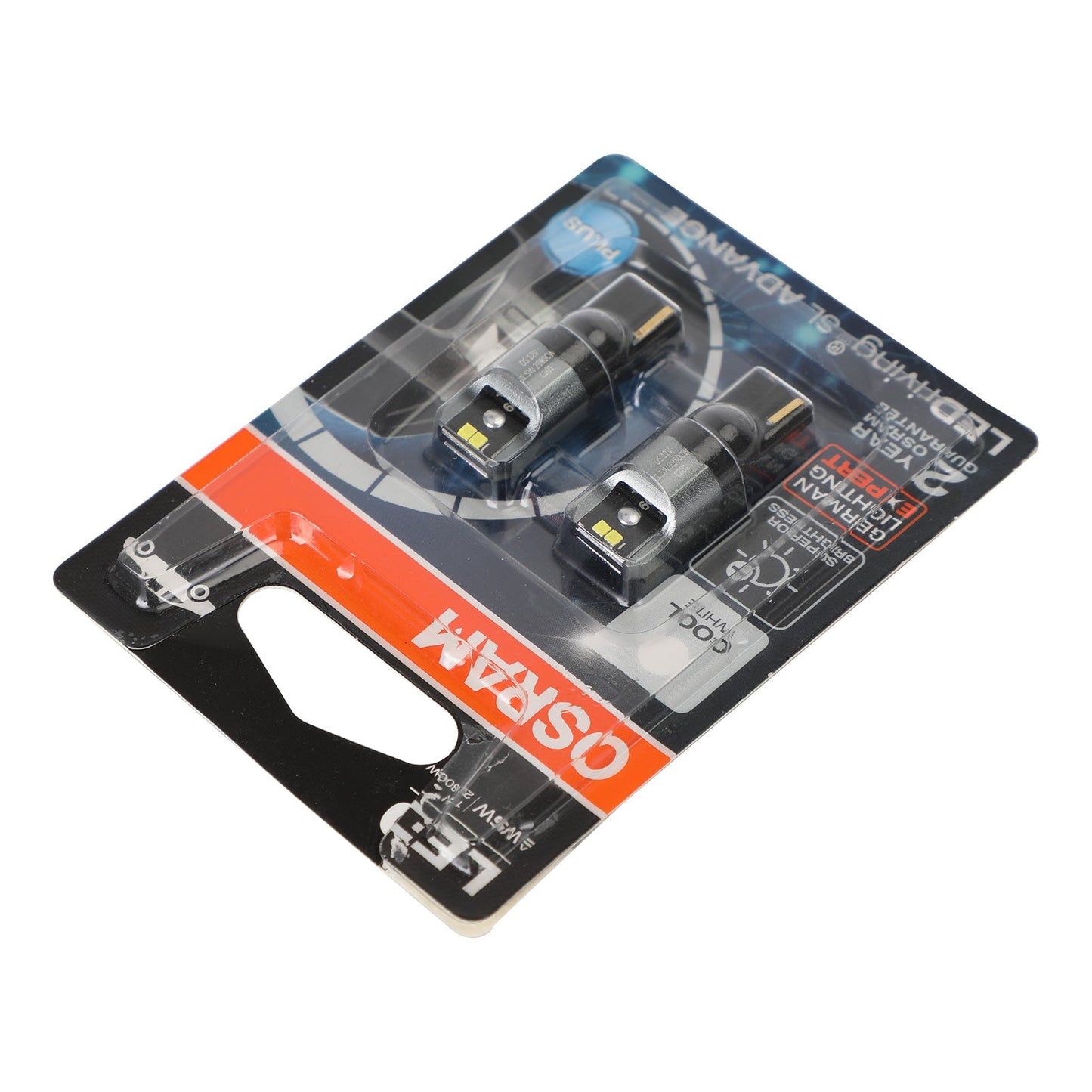 2x per lampadine ausiliarie per auto OSRAM 2980CW LED W5W 12V1.5W W2.1x9.5d generico