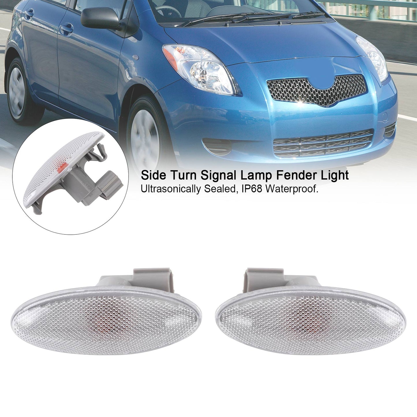 Toyota Corolla Camry Yaris 81730-02090 Indicatore di direzione laterale Lampada Fender Light