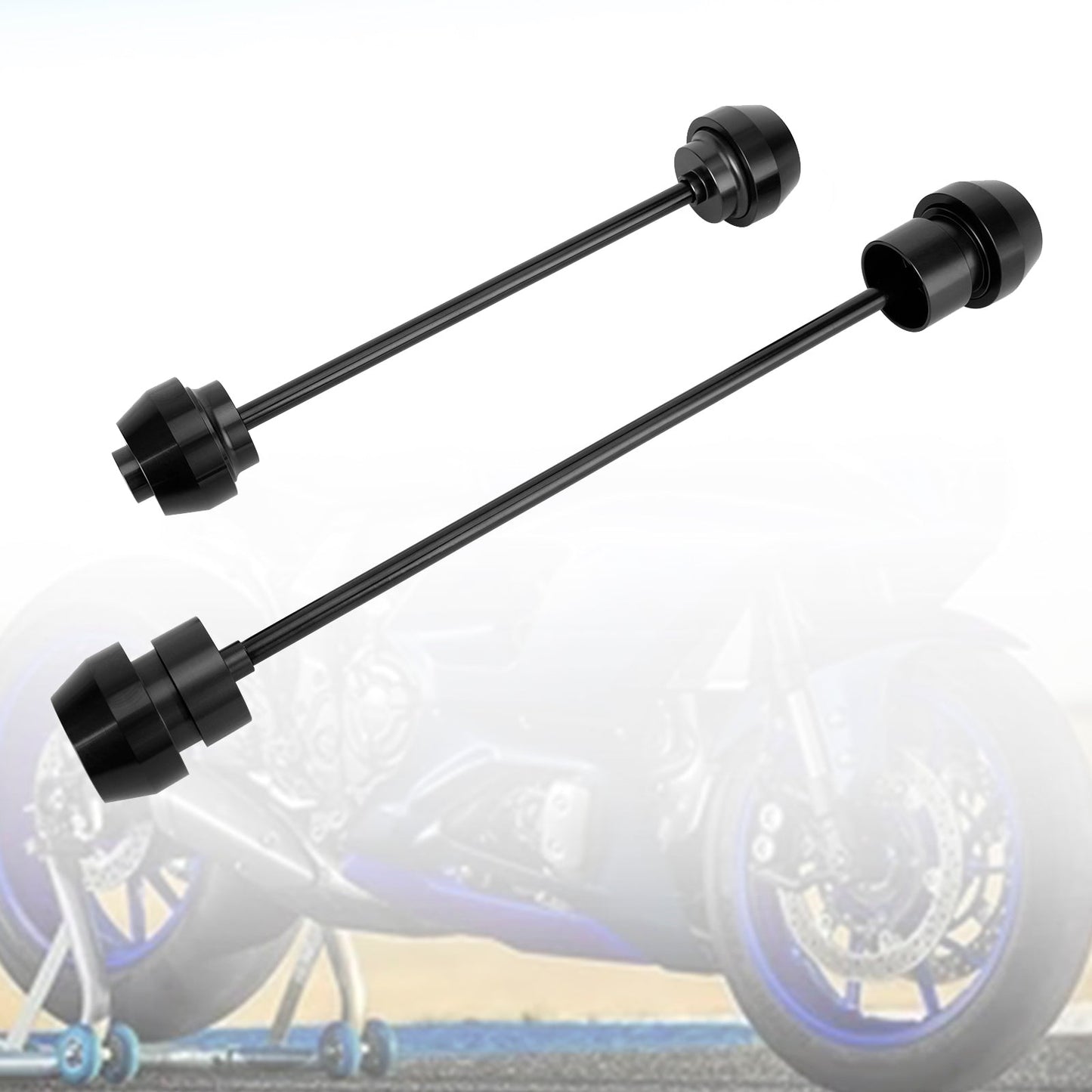 Asse Slider Wheel Protector Anteriore Posteriore Cnc Fit Per Yamaha Yzf-R7 21-23 22 BLU