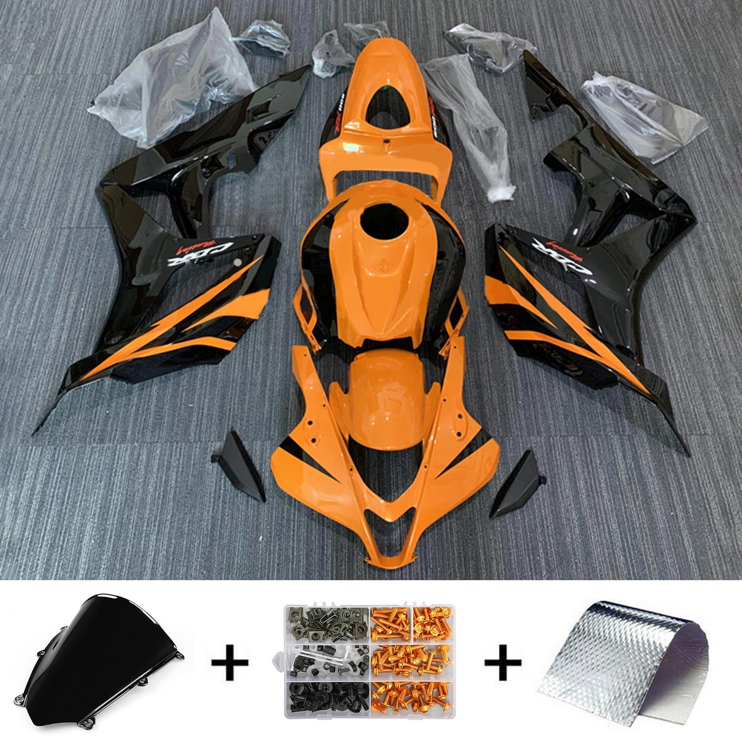 Amotopart Honda CBR600RR 2007-2008 F5 Kit carena Carrozzeria Plastica ABS