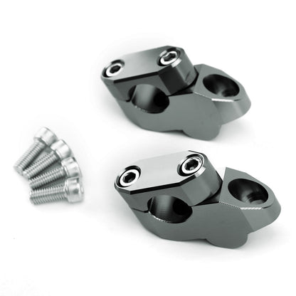 Alluminio billet 7/8" Kit di estensioni per riser manubrio 22mm Per Yamaha Per Honda Per Ducati Per KTM Per Kawasaki Per Suzuki Generico