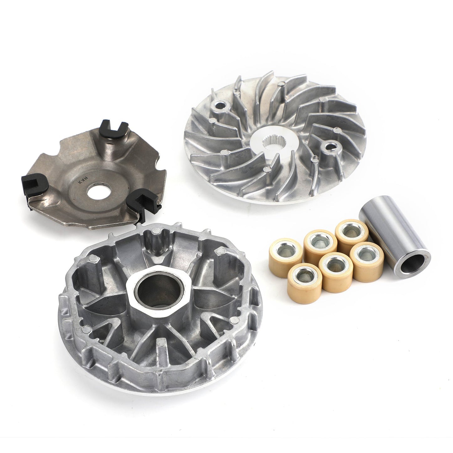 KIT COMPLETO FRIZIONE FACCIALE CON RULLI E ALBERO per Honda PCX 125 150 WW 09-18 Generic