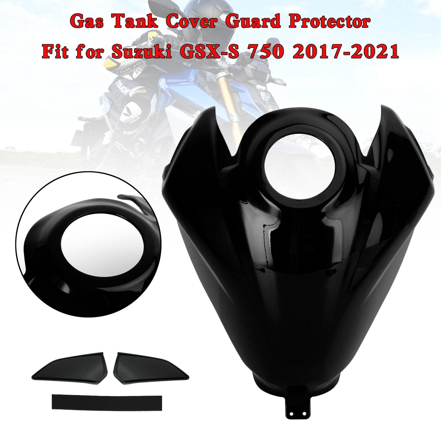 Protezione protezione coperchio serbatoio benzina Suzuki GSX-S 750 GSXS 2017-2021