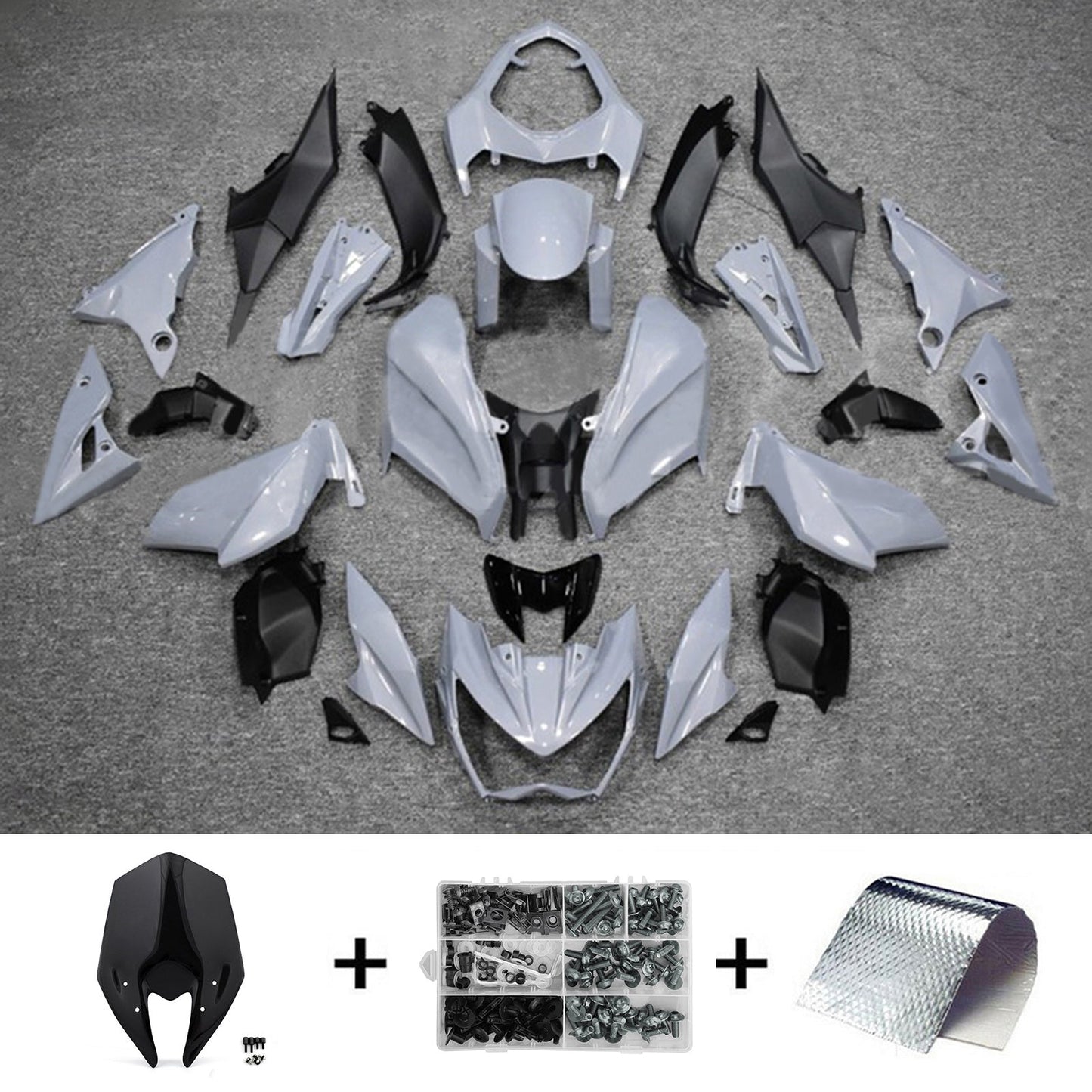 Amotopart Kawasaki Z800 2013-2018 Kit carena Carrozzeria Plastica ABS