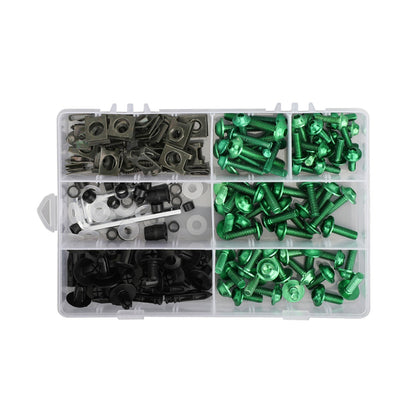 Amotopart Kawasaki 2004-2005 ZX10R Green Mix Black Cycle CIT Kit