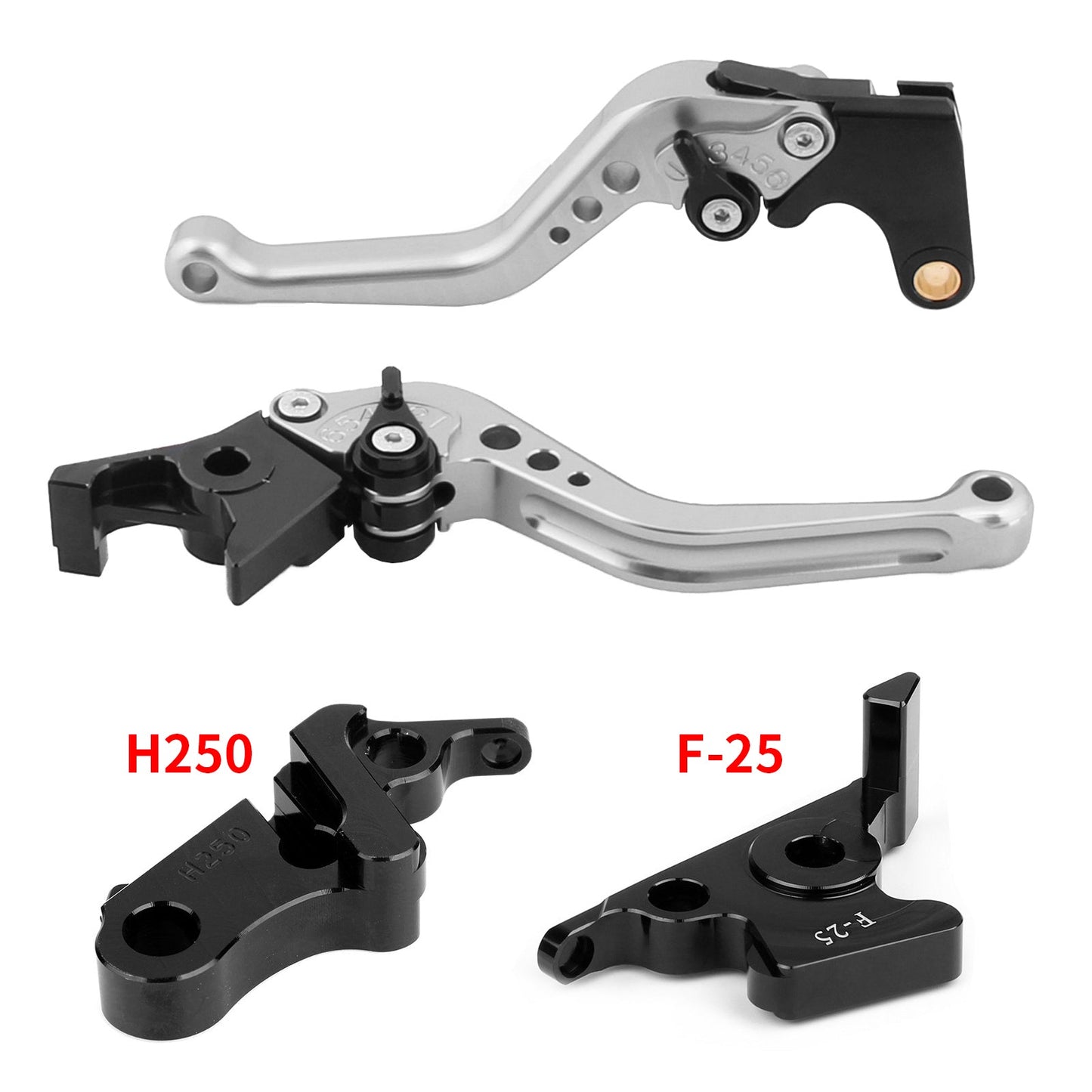 Leva freno frizione corta per Honda CB500F CBR500R 13-15 CBR300RR CB300F 14-16 Generico