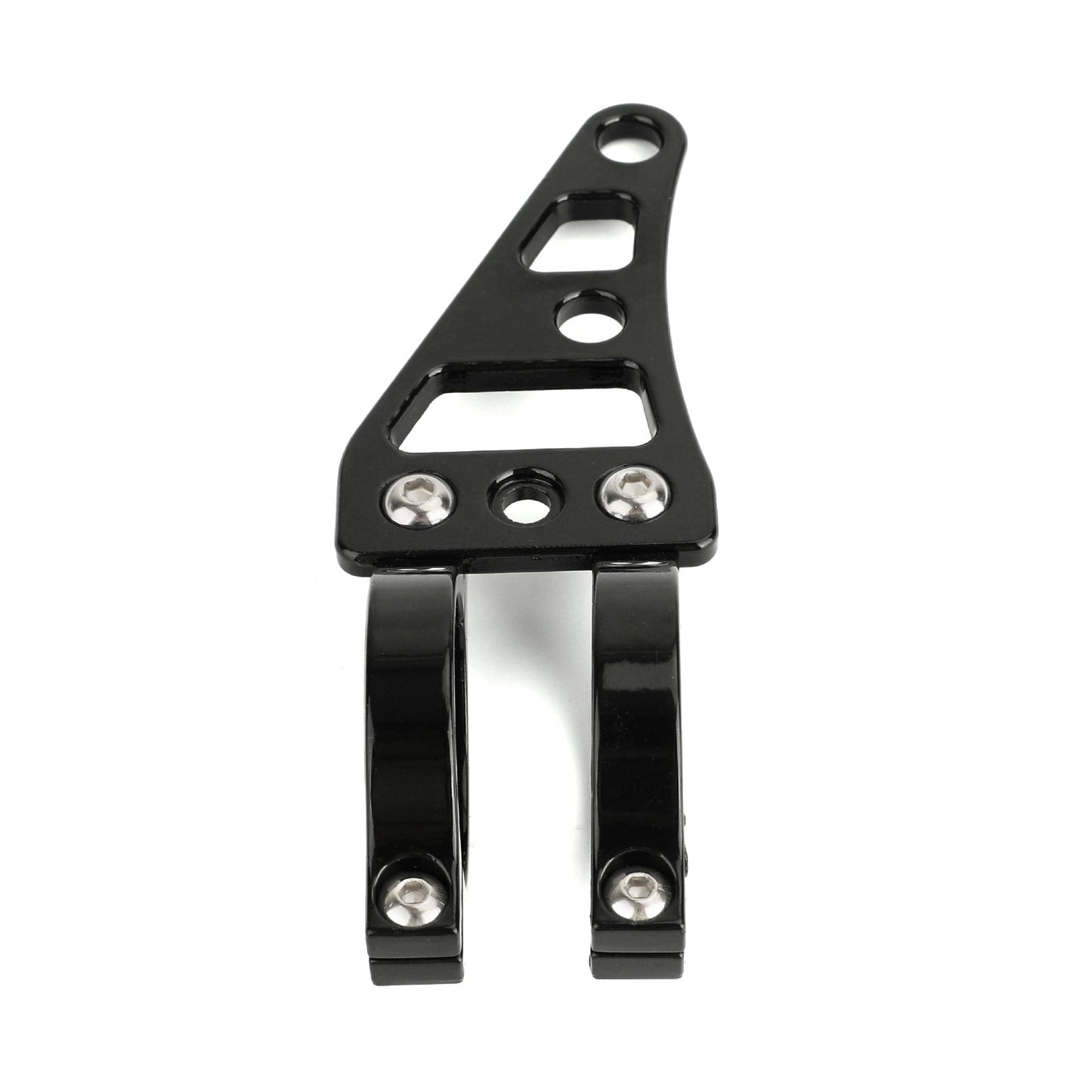 Le migliori offerte per Universal 41mm Headlight Mount Bracket Fork Ear Chopper Cafe Racer Black Generic
