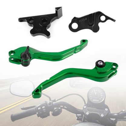 Honda MSX125 CB300F/R CBR500R CB500F Leva freno frizione corta CNC