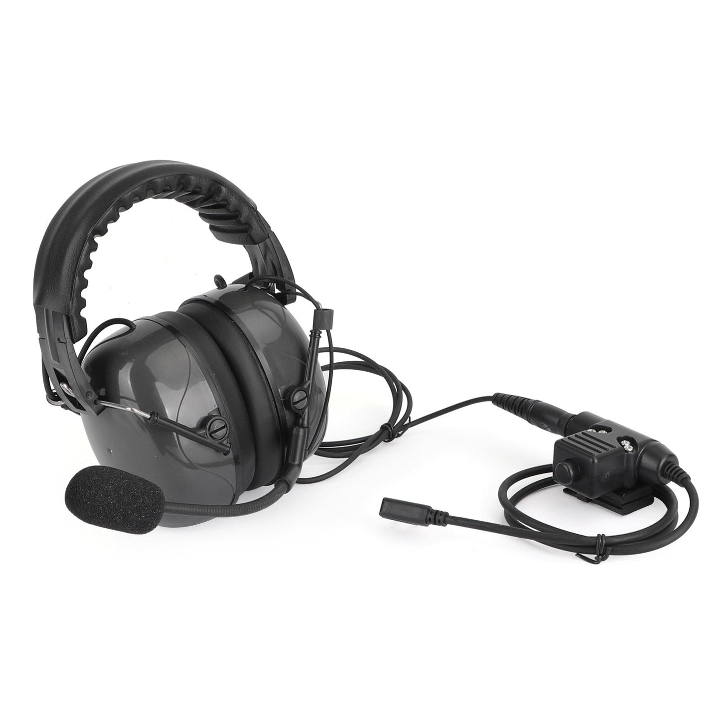 Cuffie regolabili con cancellazione del rumore adatte per Kenwood BaoFeng TK3107 TK3207