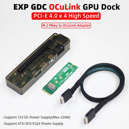 Scheda adattatore PCI-E X4 M.2 a OCULINK Scheda video esterna Docking station per laptop