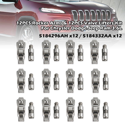 2014-2020 motori Jeep Cherokee 3.2L 12 pezzi bilancieri e 12 pezzi kit alzavalvole