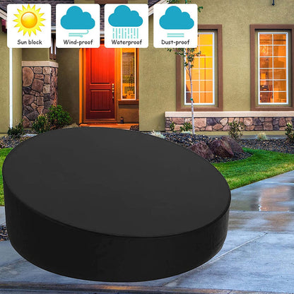 Impermeabile Pesante Esterno Divano Poltrona Mobili Copertura Lettino Da Giardino Patio Rotondo