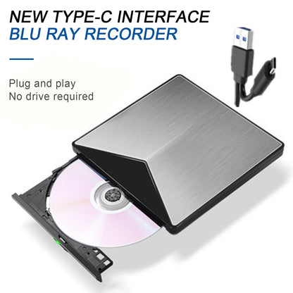 Masterizzatore Blu ray BD USB esterno Ultra Slim DVD RW CD Writer Unità portatile