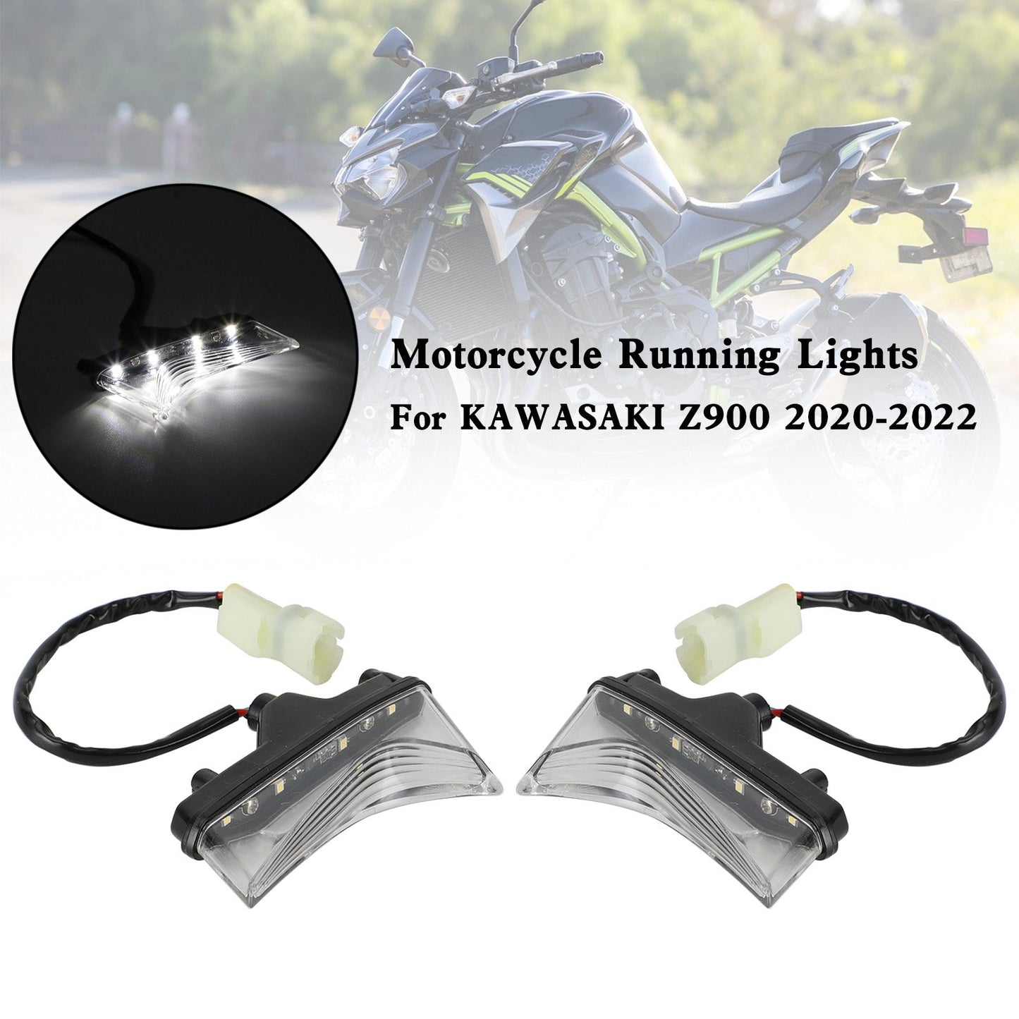 2020-2022 KAWASAKI Z900 LED luci di marcia diurna anteriori faro