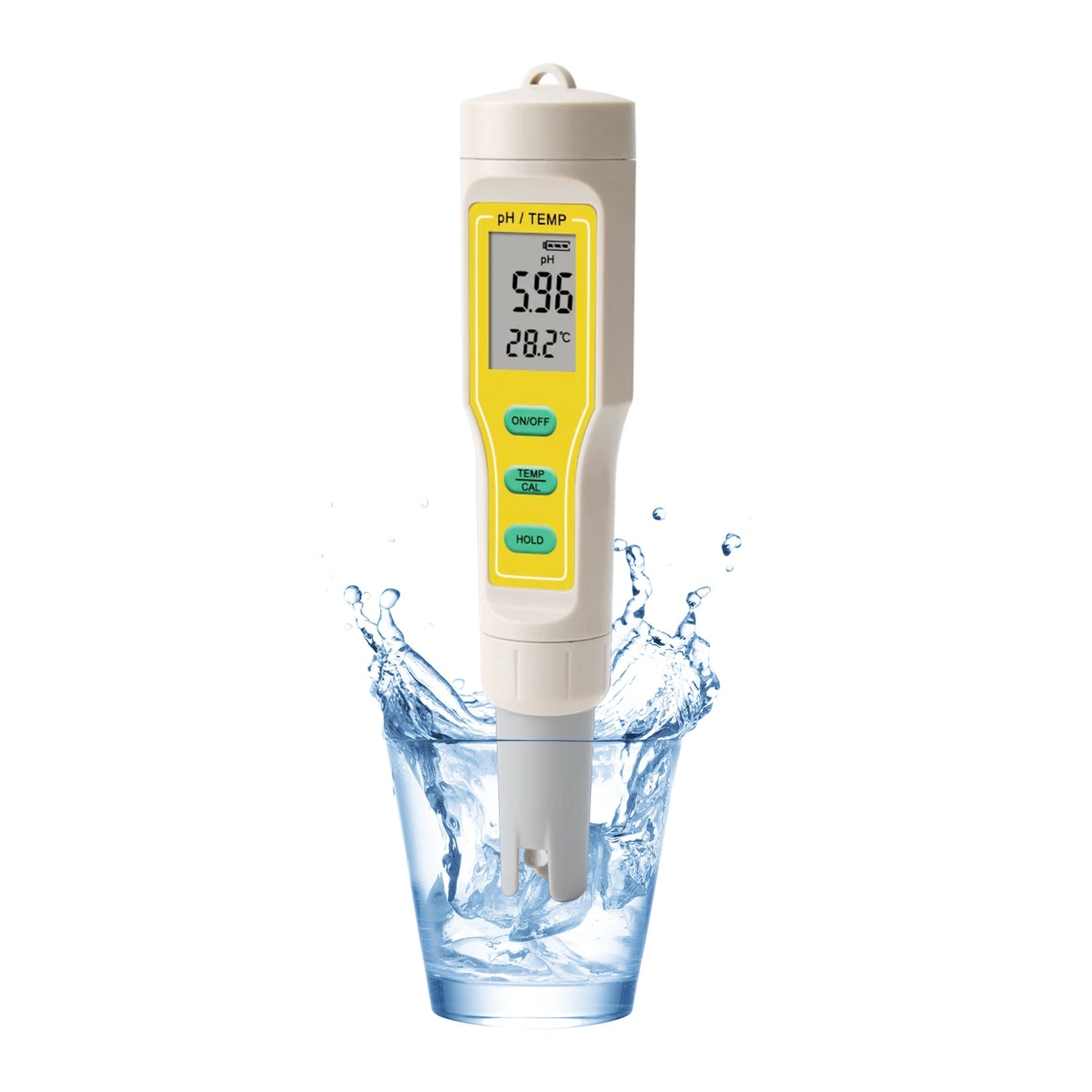 Digital PH TEMP Tester Meter Pen per acquario piscina vino acqua laboratorio cibo