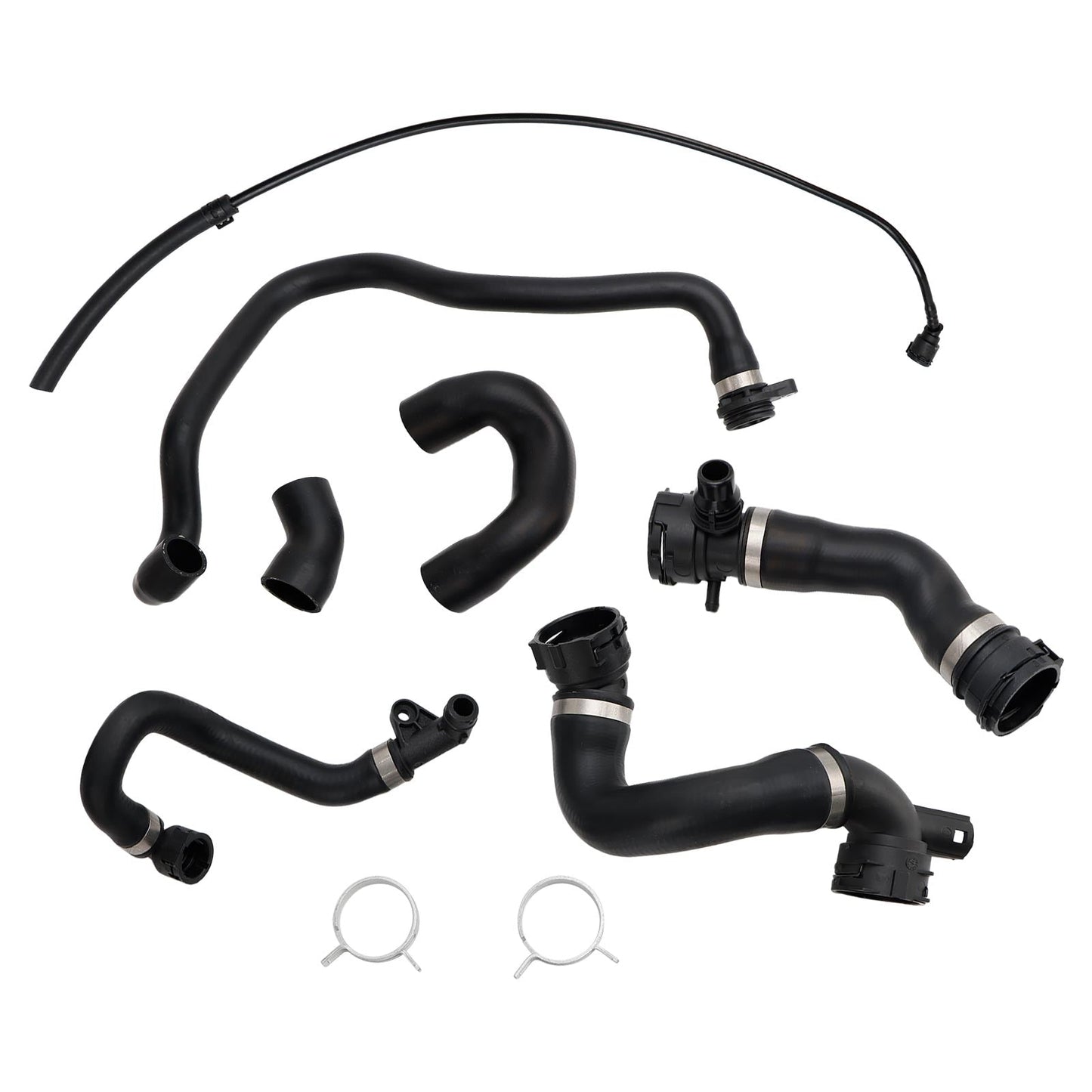 Kit tubo flessibile dell'acqua di raffreddamento del radiatore BMW E90 128i 328i 2007-2011 (7 tubi)