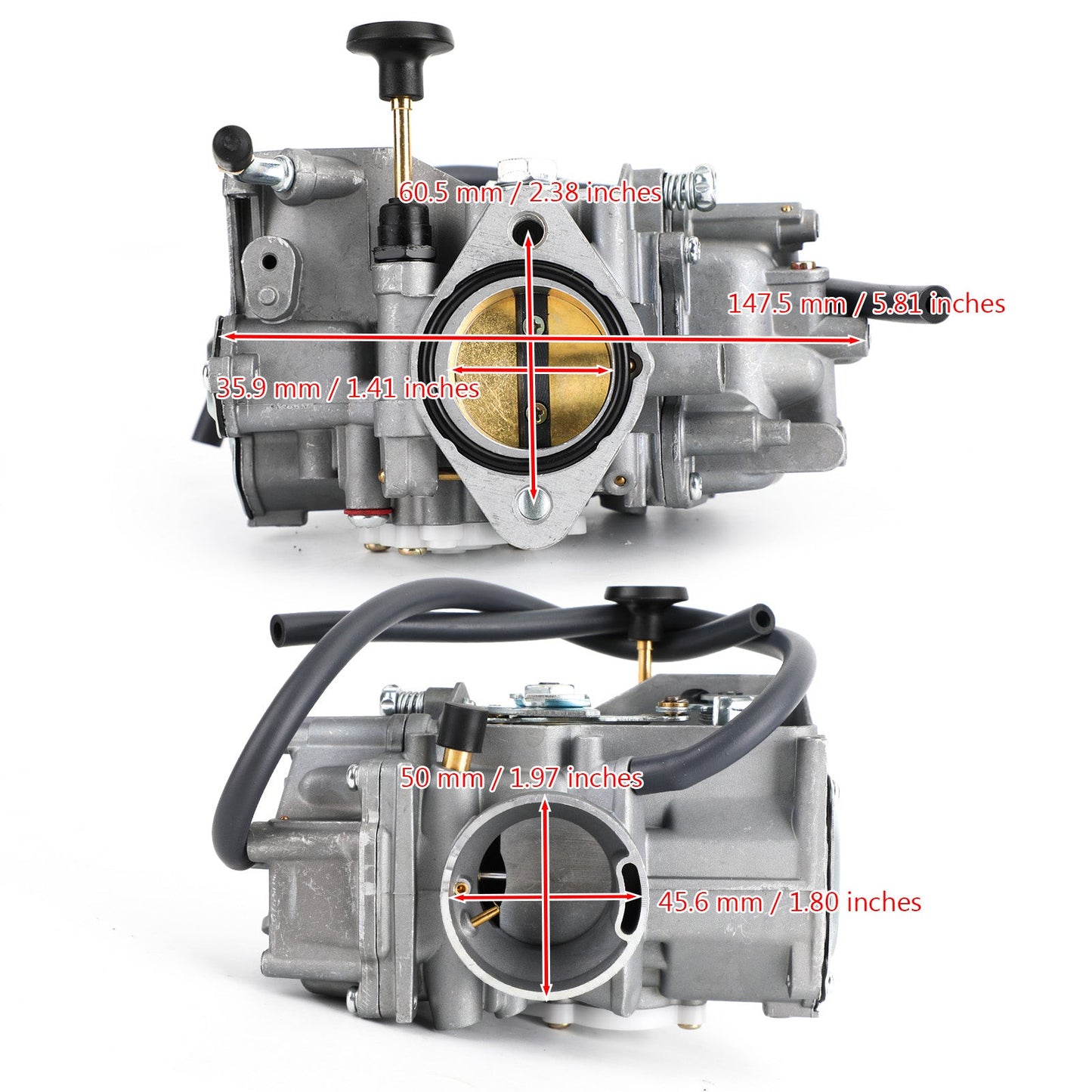 Carburatore Carb adatto per Yamaha Warrior 350 YFM 350 Yfm350 Atv Quad 1987-2004 Generico