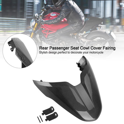 Carenatura coprisella passeggero posteriore/sellino per Ducati Monster 797 821 1200 Generico