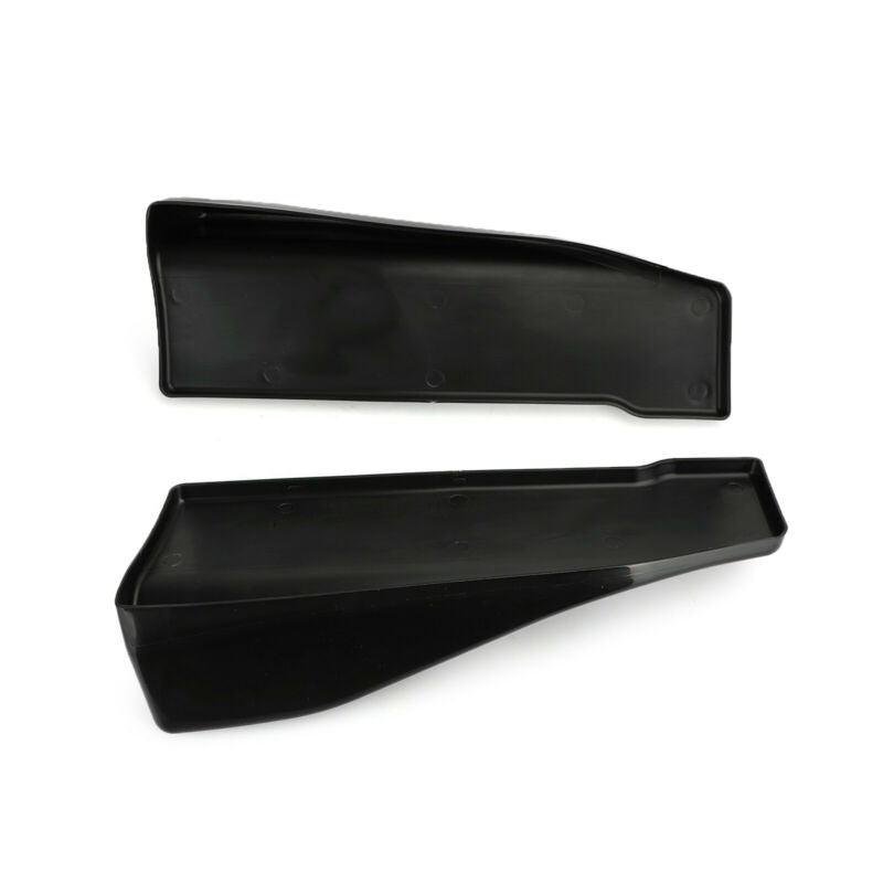 2pcs 35cm Gonna Spoiler Posteriore Labbro Estensione Rocker Splitter Winglet Wings Nero Generico